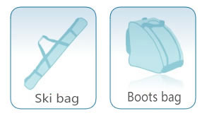 Ski bag and boots bag